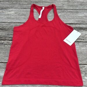 Lululemon Swiftly Tech Racerback Tank Top 2.0‎ Race Length dark Red size 10 NWT